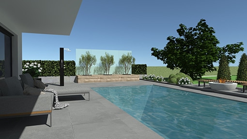 Visualisierungsservice 3D KNUMOX in Ihrem Garten